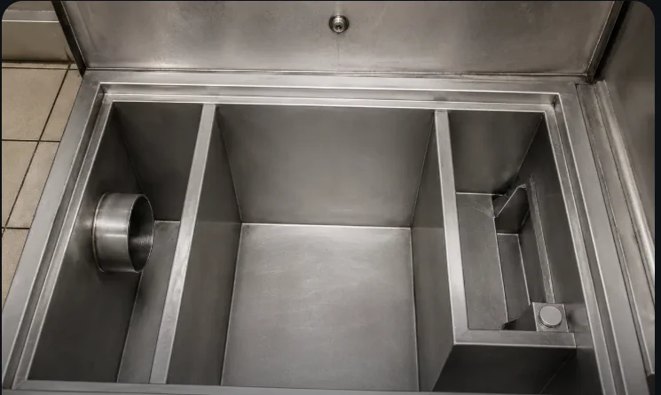 Drain after cleaning
