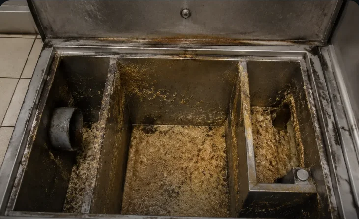 Drain before cleaning